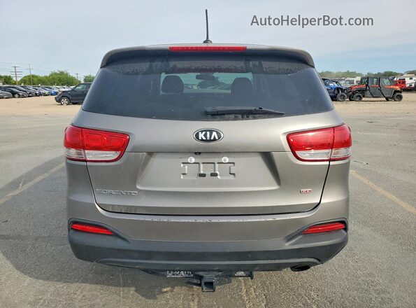 5XYPG4A33JG407199 2018 KIA SORENTO Charcoal Вид ззаду