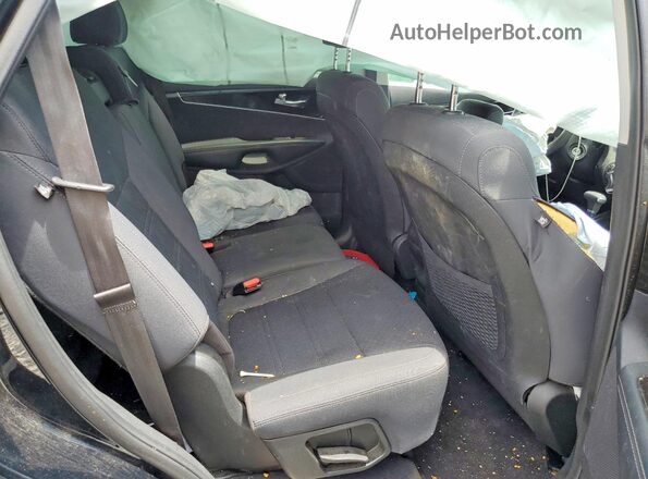 5XYPG4A33KG594204 2019 KIA SORENTO Black Vista de los asientos traseros