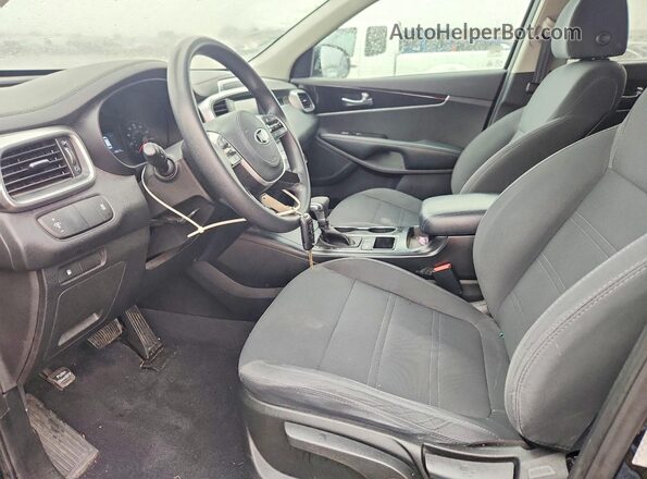 5XYPG4A33LG675401 2020 KIA SORENTO Black Вид салону спереду
