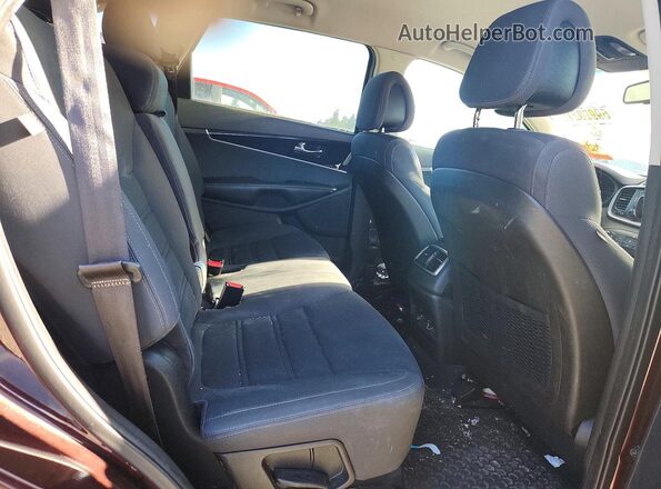 5XYPG4A34GG012148 2016 KIA SORENTO Бордовый Вид задней части салона