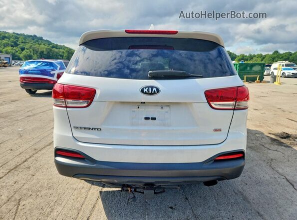 5XYPG4A34JG340175 2018 KIA SORENTO White Vista trasera