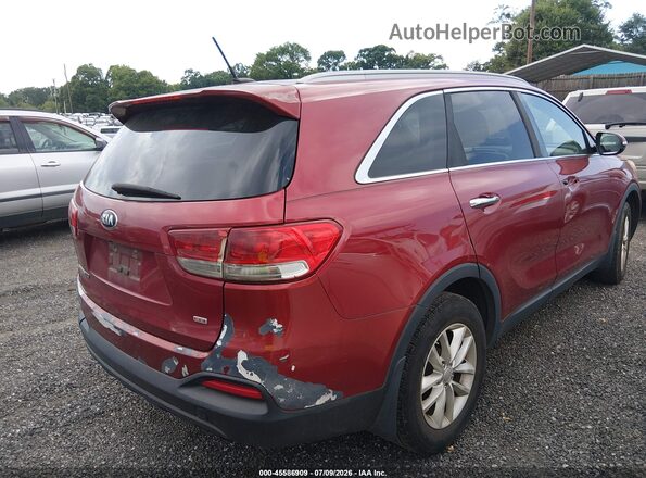 5XYPG4A35GG088879 2016 KIA SORENTO Red Rear right