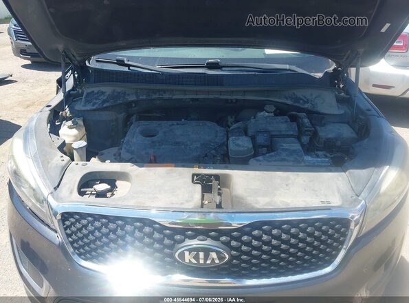 5XYPG4A35HG326120 2017 KIA SORENTO Black Rear view