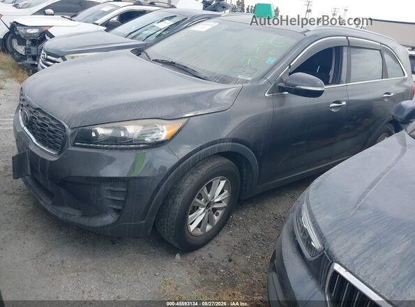 5XYPG4A36KG439968 2019 KIA SORENTO Black Przód lewy