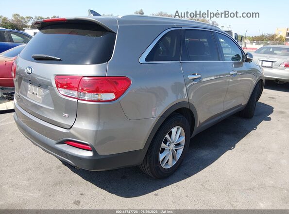 5XYPG4A37GG043393 2016 KIA SORENTO Серый Задняя правая четверть