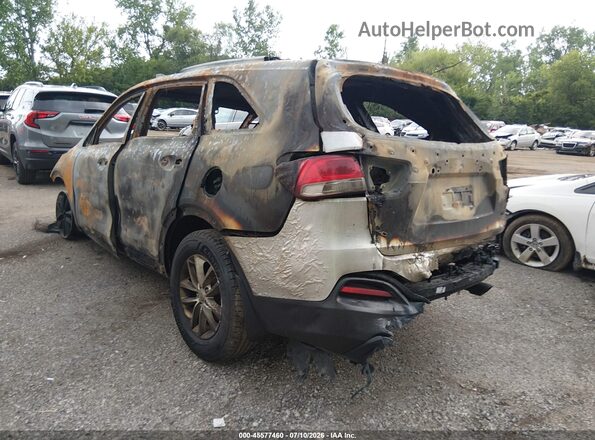 5XYPG4A37GG120375 2016 KIA SORENTO Silver Tył lewy