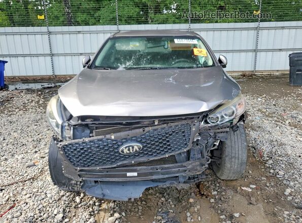 5XYPG4A37GG166207 2016 KIA SORENTO Brown წინა ხედი