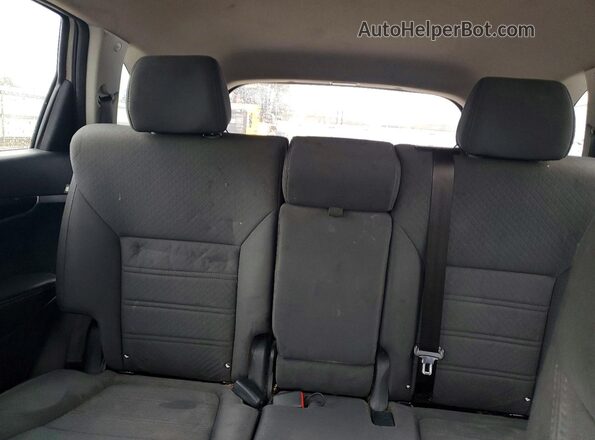 5XYPG4A38HG320666 2017 KIA SORENTO Gray Вид задніх сидінь