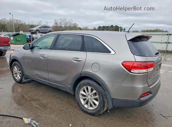 5XYPG4A38HG320666 2017 KIA SORENTO Gray Задня ліва чверть