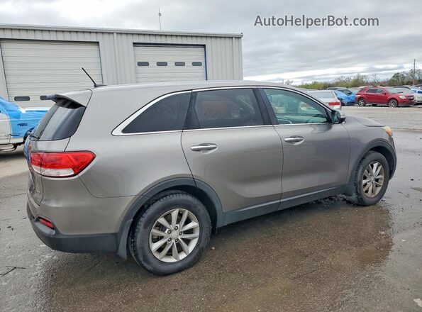 5XYPG4A38HG320666 2017 KIA SORENTO Gray Задня права чверть