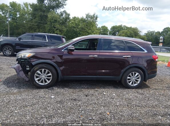 5XYPG4A39GG009553 2016 KIA SORENTO Бордовый 