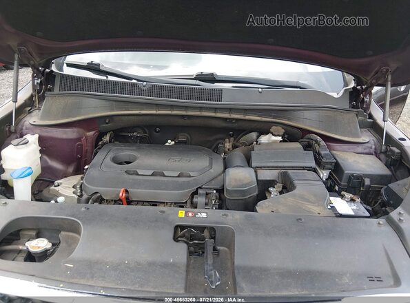 5XYPG4A39GG009553 2016 KIA SORENTO Бордовый Вид сзади