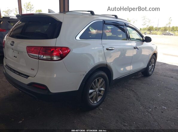 5XYPG4A39GG044531 2016 KIA SORENTO White Задня права чверть
