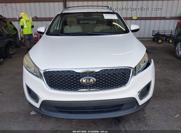 5XYPG4A39GG044531 2016 KIA SORENTO White Вид щитка приладів
