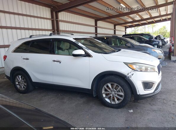 5XYPG4A39GG044531 2016 KIA SORENTO White Вид задньої частини салону