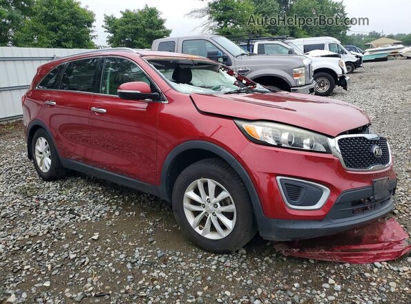 5XYPG4A39GG055528 2016 KIA SORENTO Red წინა მარჯვენა