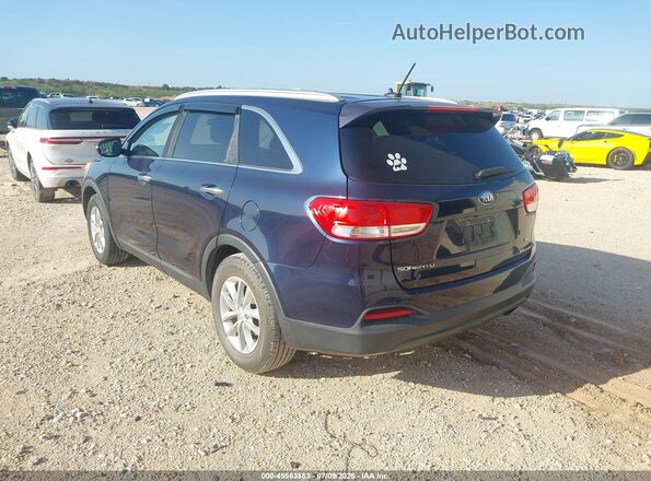 5XYPG4A39GG078971 2016 KIA SORENTO Dark Blue Tył lewy