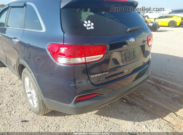 5XYPG4A39GG078971 2016 KIA SORENTO Dark Blue Widok z przodu