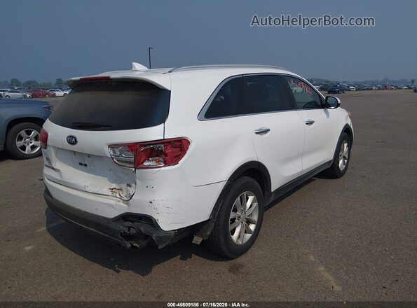 5XYPG4A39GG127490 2016 KIA SORENTO Белый Задняя правая четверть