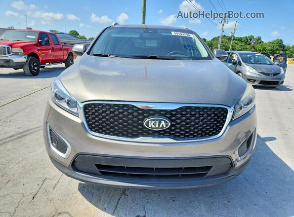 5XYPG4A39GG137484 2016 KIA SORENTO Charcoal წინა ხედი