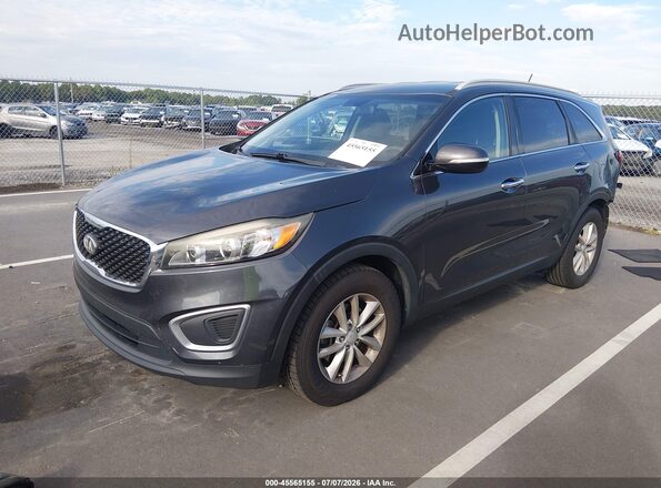 5XYPG4A39HG202982 2017 KIA SORENTO Gray Przód lewy