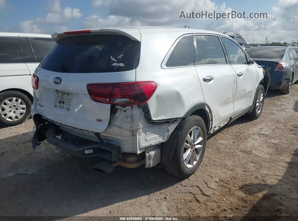 5XYPG4A39KG605156 2019 KIA SORENTO White Հետևի աջ