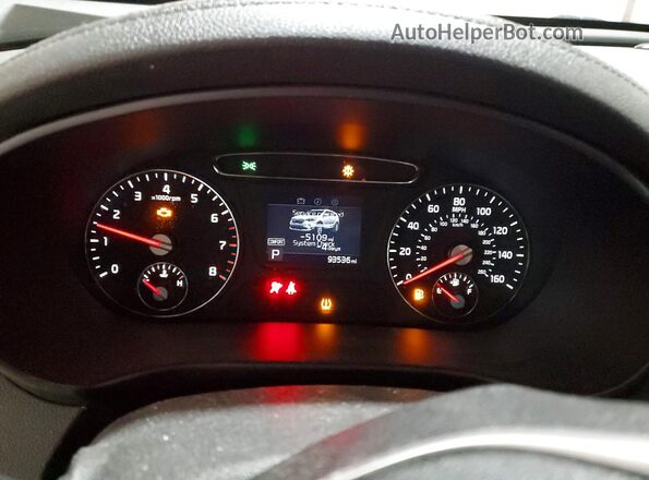 5XYPG4A39LG649384 2020 KIA SORENTO Красный Вид щитка приборов