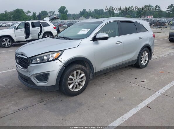 5XYPG4A3XGG024384 2016 KIA SORENTO Silver Przód lewy