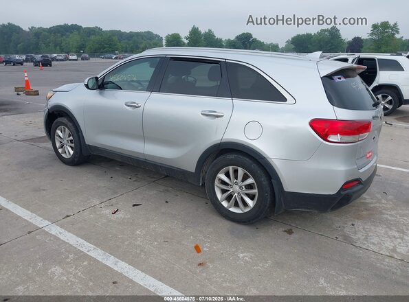 5XYPG4A3XGG024384 2016 KIA SORENTO Silver Tył lewy