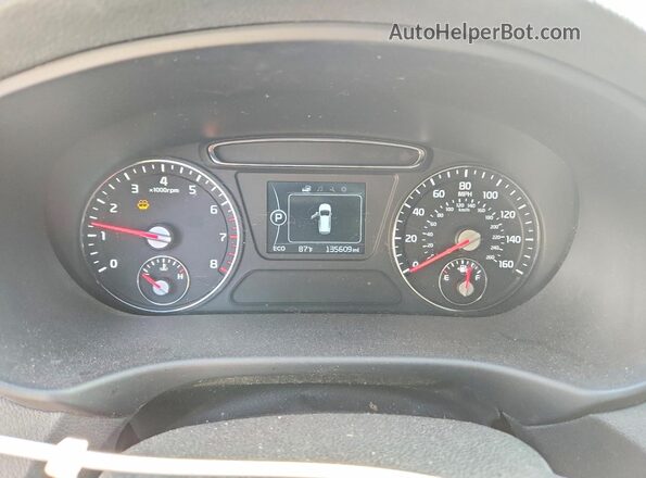 5XYPG4A3XGG075867 2016 KIA SORENTO Gray Widok zestawu wskaźników