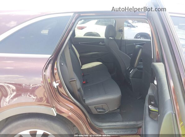 5XYPG4A52GG004213 2016 KIA SORENTO Burgundy VIN կոդի պիտակի տեսք