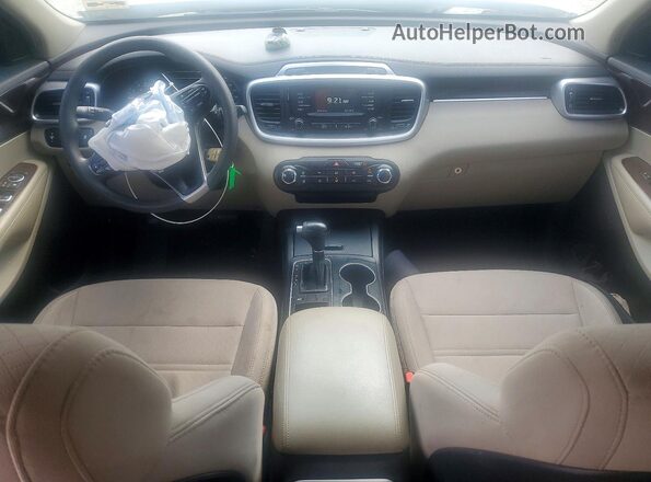 5XYPG4A52JG406885 2018 KIA SORENTO White Вид панелі приладів
