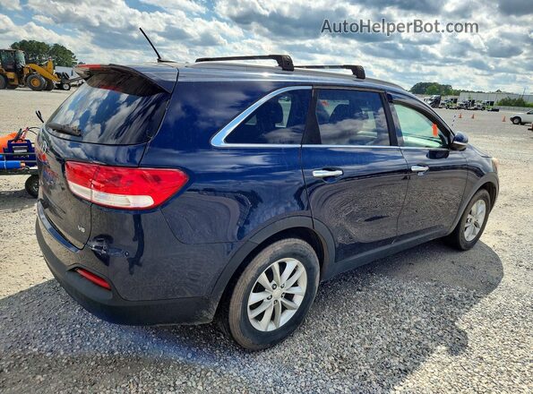 5XYPG4A54GG142559 2016 KIA SORENTO Blue Trasero derecho