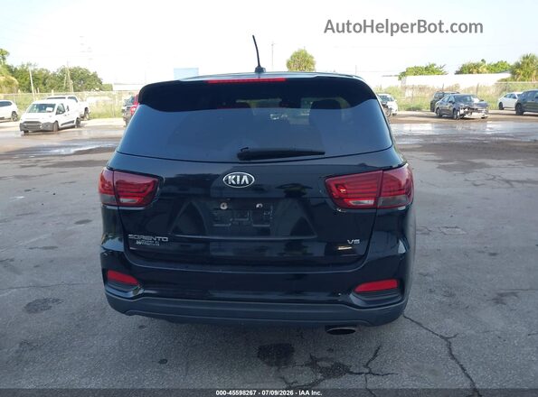 5XYPG4A55KG484496 2019 KIA SORENTO Black 