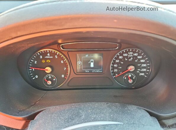 5XYPGDA11GG048751 2016 KIA SORENTO Burgundy Սարքավորումների վահանակի տեսք