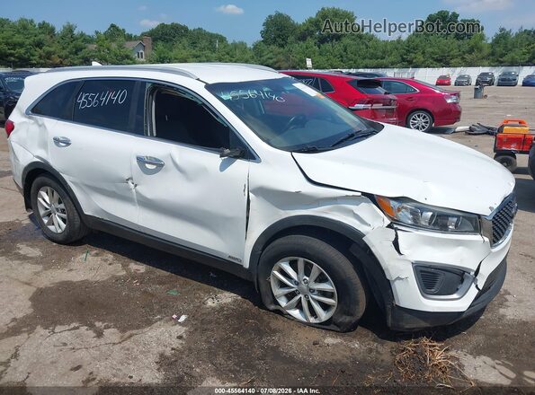 5XYPGDA30GG147045 2016 KIA SORENTO White Դիմացի տեսք