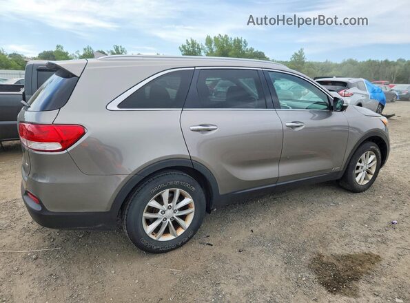 5XYPGDA30HG249625 2017 KIA SORENTO Gray Trasero derecho