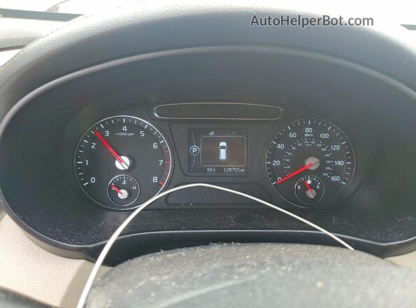 5XYPGDA30HG276436 2017 KIA SORENTO Черный Вид щитка приборов