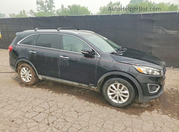 5XYPGDA30HG276436 2017 KIA SORENTO Черный Передняя правая четверть