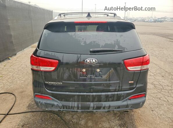 5XYPGDA30HG276436 2017 KIA SORENTO Черный Вид сзади