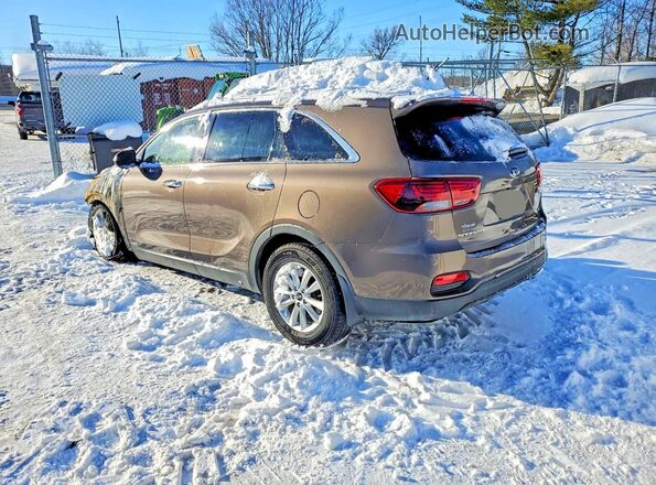 5XYPGDA30KG442672 2019 KIA SORENTO Коричневый Задняя левая четверть