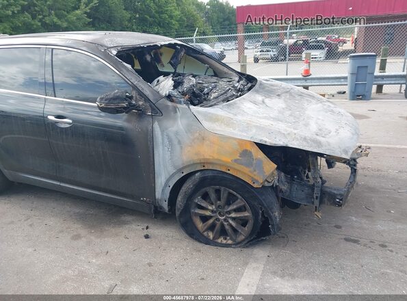 5XYPGDA30KG570958 2019 KIA SORENTO Black წინა ხედი