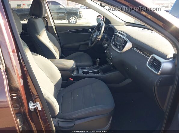 5XYPGDA31GG044443 2016 KIA SORENTO Burgundy Սալոնի դիմացի տեսք