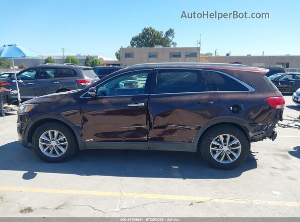 5XYPGDA31GG056091 2016 KIA SORENTO Burgundy სალონის 360-გრადუსიანი ხედი