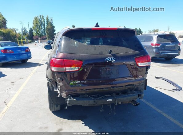5XYPGDA31GG056091 2016 KIA SORENTO Burgundy 