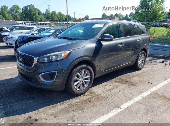 5XYPGDA31HG237404 2017 KIA SORENTO Серый Передняя левая четверть