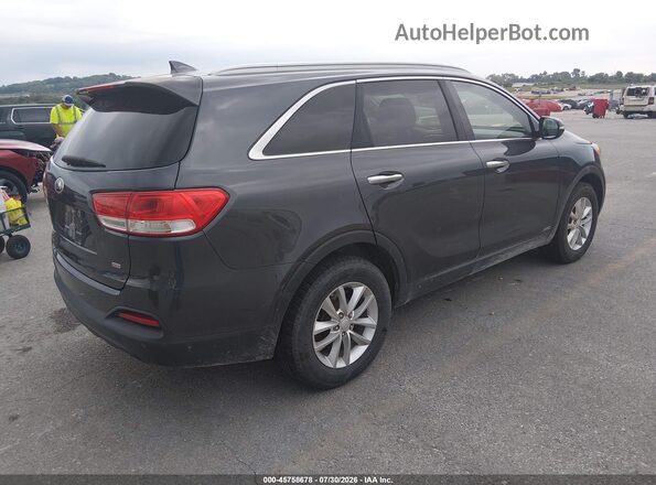 5XYPGDA32GG102088 2016 KIA SORENTO Черный Задняя правая четверть