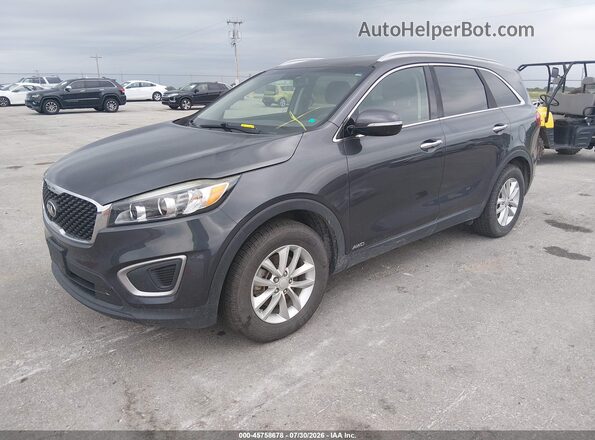 5XYPGDA32GG102088 2016 KIA SORENTO Черный Передняя левая четверть