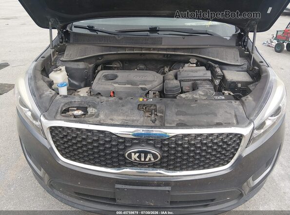 5XYPGDA32GG102088 2016 KIA SORENTO Черный Вид сзади