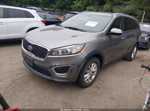 5XYPGDA32GG136760 2016 KIA SORENTO Серый Передняя левая четверть